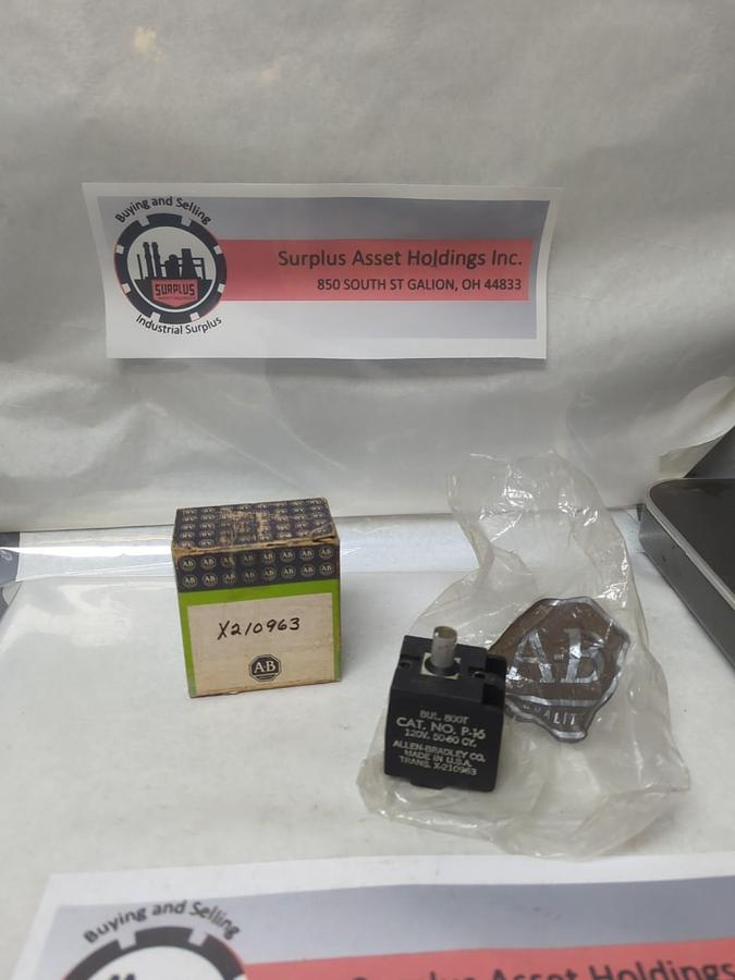 ALLEN-BRADLEY,X-210963,PILOT LIGHT 120V 50/60CY NOS