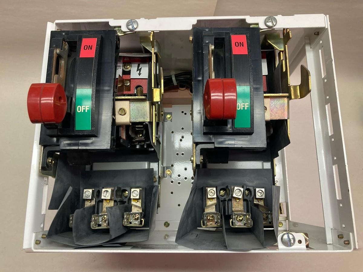 Used GE,E33752,Evolution 30A FDRFUSW Dual FUSED Disconnect MCC Bucket 60Hz 480V