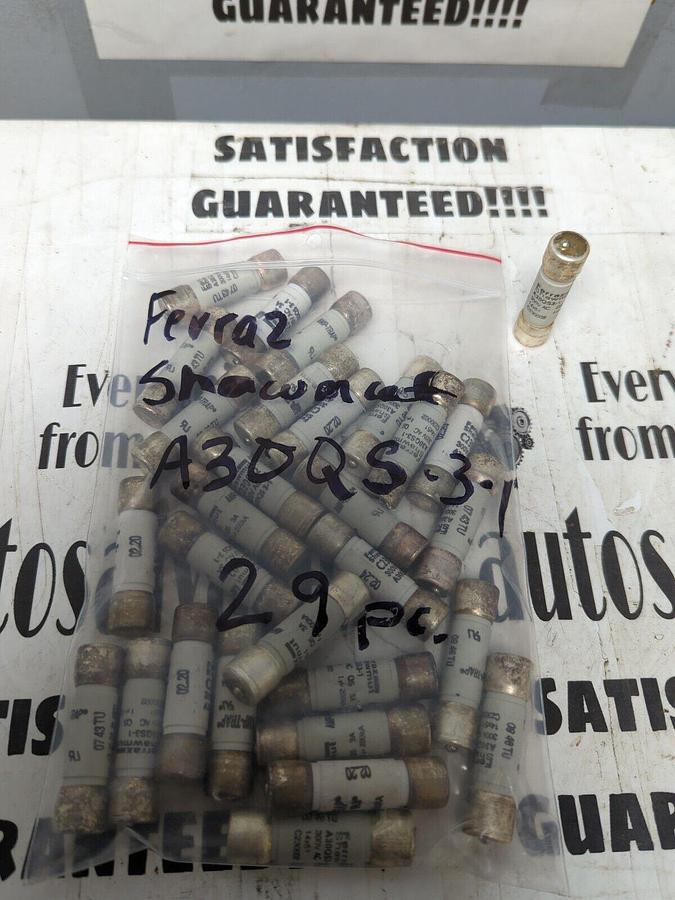 FERRAZ SHAWMUT,A30QS-3-1,AMP-TRAP FUSES LOT OF 29 NOS