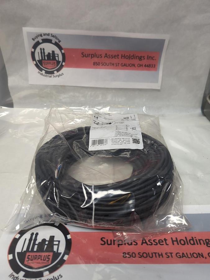 IFM,EVC199,CONNECTOR CABLE 5-PIN 60V DC NOS