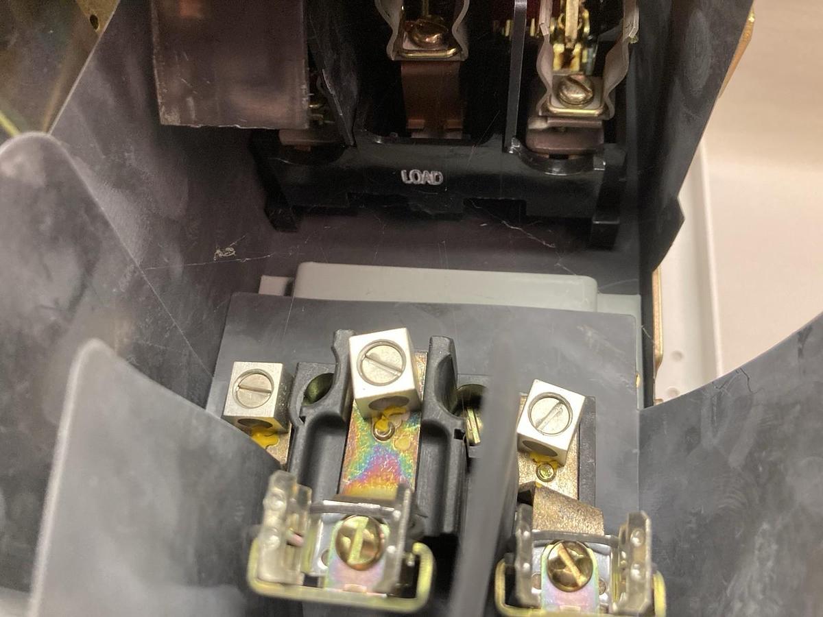 Used GE,E33752,Evolution 30A FDRFUSW Dual FUSED Disconnect MCC Bucket 60Hz 480V