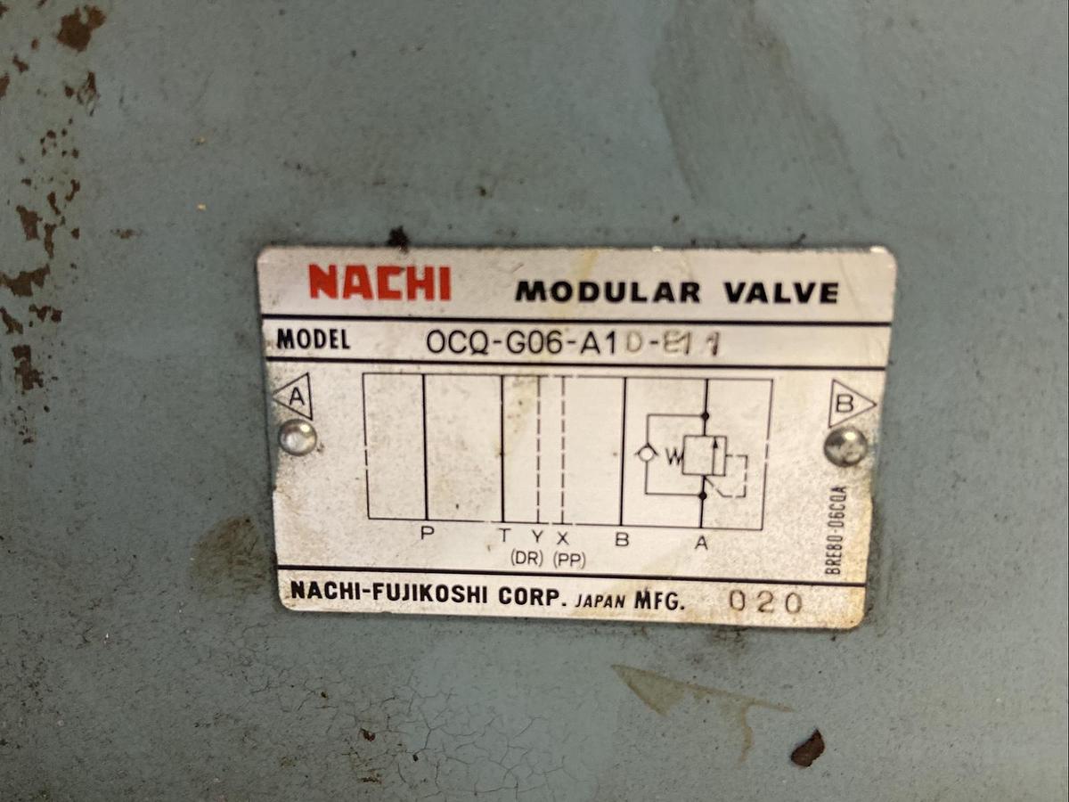 Used Nachi,OCQ-G06-A1D-E11,Hydraulic Modular Valve
