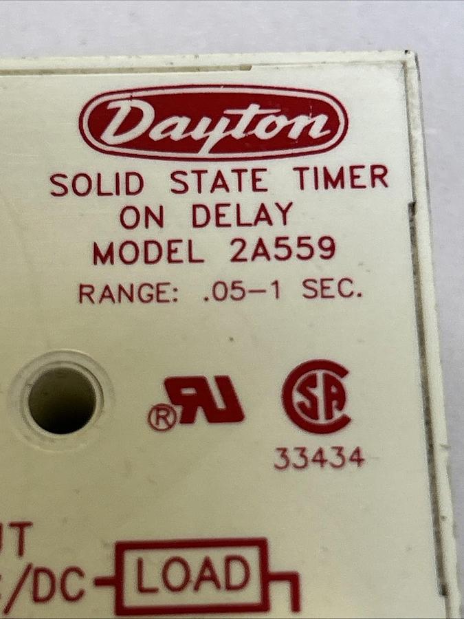 Used DAYTON,2A559,SOLID STATE TIMER LOT OF 3