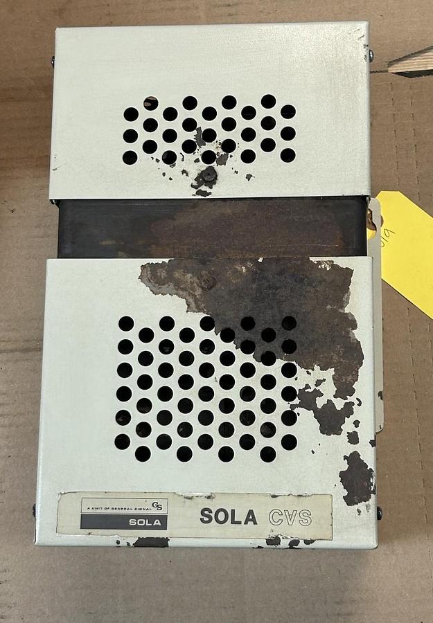 Used SOLA,23-23-150-8,CONSTANT VOLTAGE TRANSFORMER 500VA 120/208/240/480V