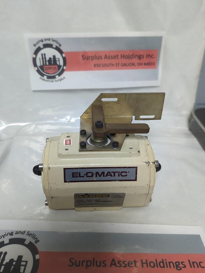 Used EL-O-MATIC,EDA 40A,PNEUMATIC VALVE ACTUATOR PRE-OWNED