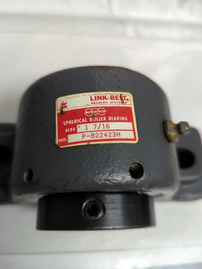 Used LINK-BELT,P-B22423H,PILLOW BLOCK BEARING 1-7/16 INCH BORE PRE-OWNED