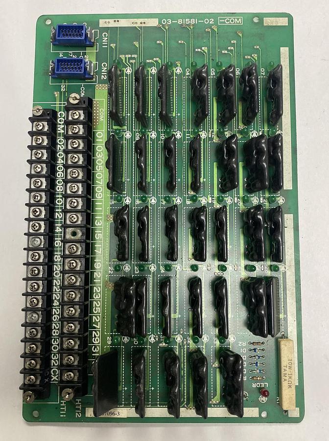 Used MITSUBISHI,03-81581-02,RELAY BOARD
