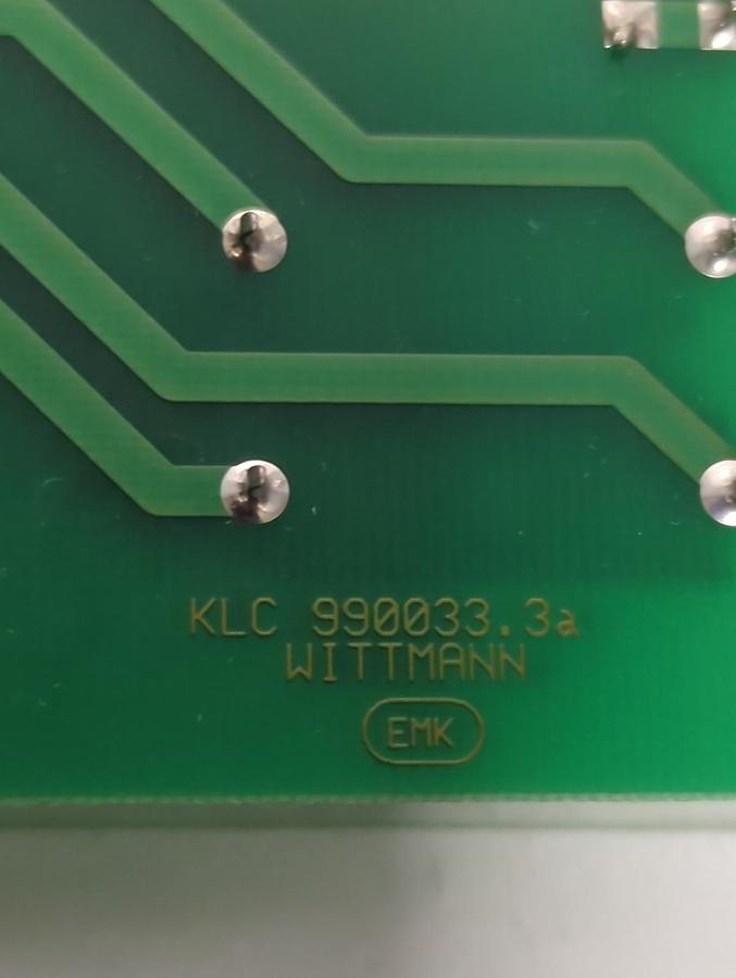 Used WITTMANN,990033.3a,CIRCUIT BOARD PRE-OWNED