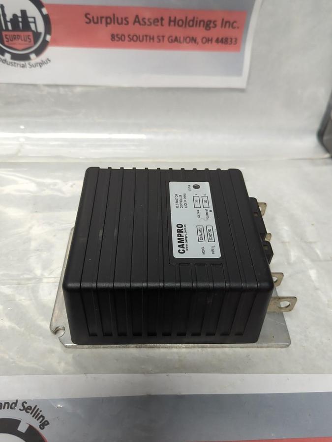 Used CAMPRO,2207A-5102,DC MOTOR CONTROLLER 24V CURRENT 250A PRE-OWNED
