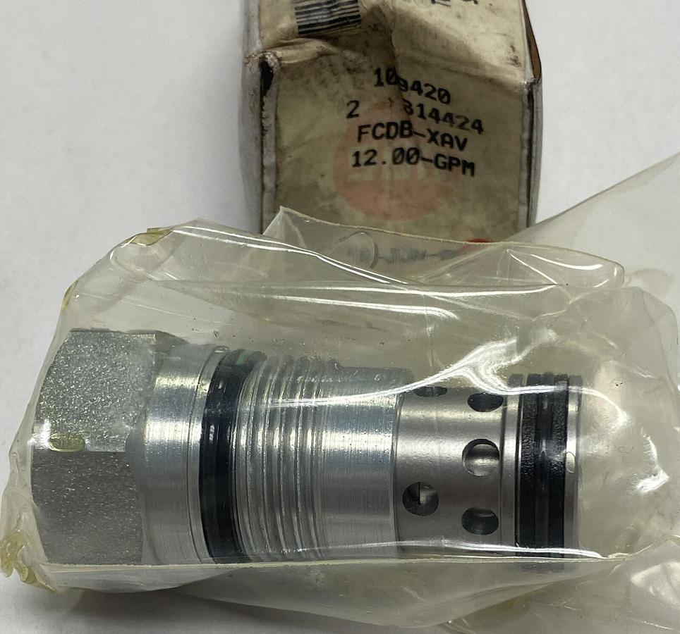 SUN HYDRAULICS,FCDBXAV 12.00-GPM,Flow Control Claridge NOS