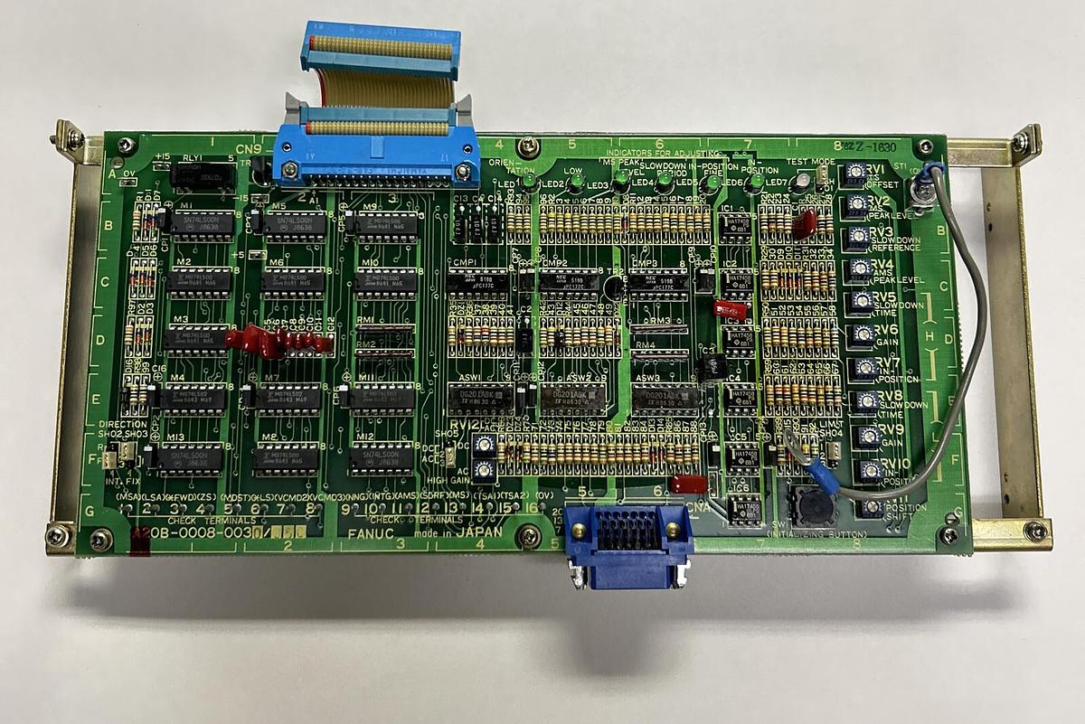 Used FANUC,A20B-0008-0030/050,SPINDLE ORIENTATION PCB BOARD