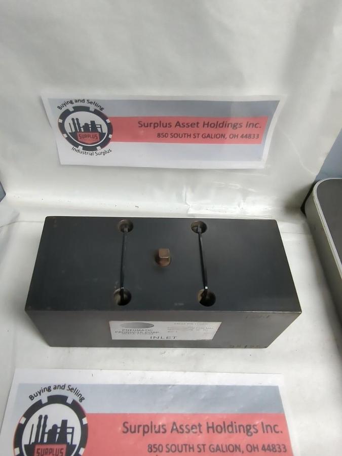 Used PNEUMATIC PRODUCTS,1197855,PRESSURE BOUNDRY VALVE BOX/HOUSING PRE-OWNED
