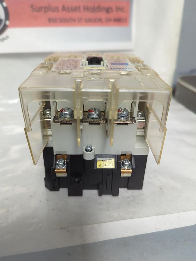 Used MITSUBISHI,S-N65,MAGNETIC CONTACTOR 3-POLE WITH GAURDS PRE-OWNED