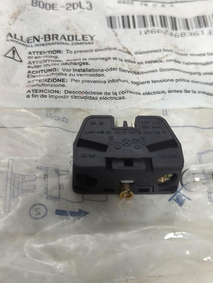 ALLEN BRADLEY,800E-2DL3,SERIES A LIGHT MODULE NOS