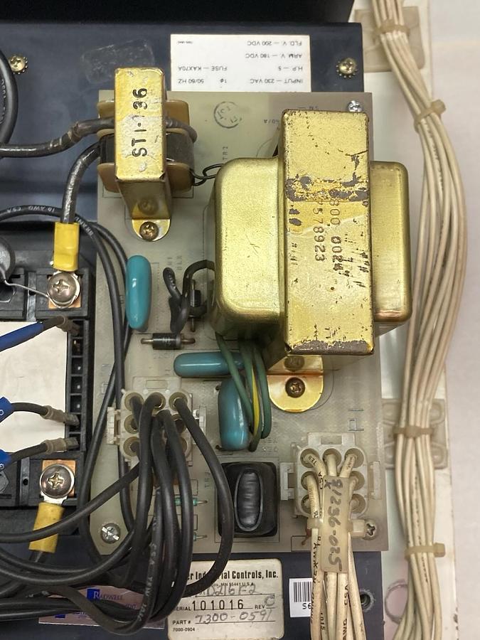 Used Fenner Industrial Controls,7300-0591,DC Drive 5Hp INPUT 230 VAC OUT 180VDC