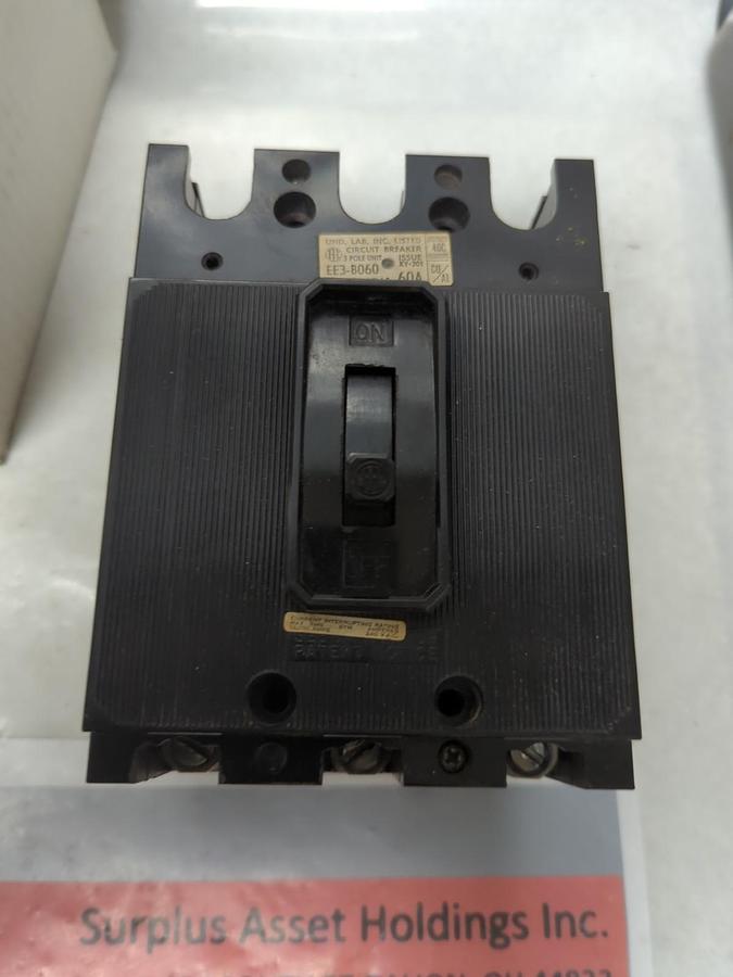 Used I.T.E.,EE3-B060,CIRCUIT BREAKER 3-POLE 60 AMP PRE-OWNED