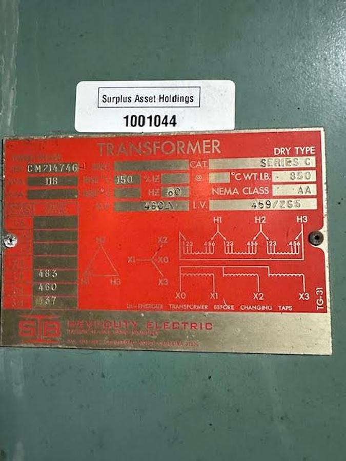 Used Hevi-Duty 118