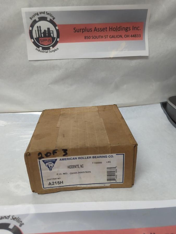 AMERICAN ROLLER BEARING,A215H,CYLINDRICAL ROLLER BEARING NOS