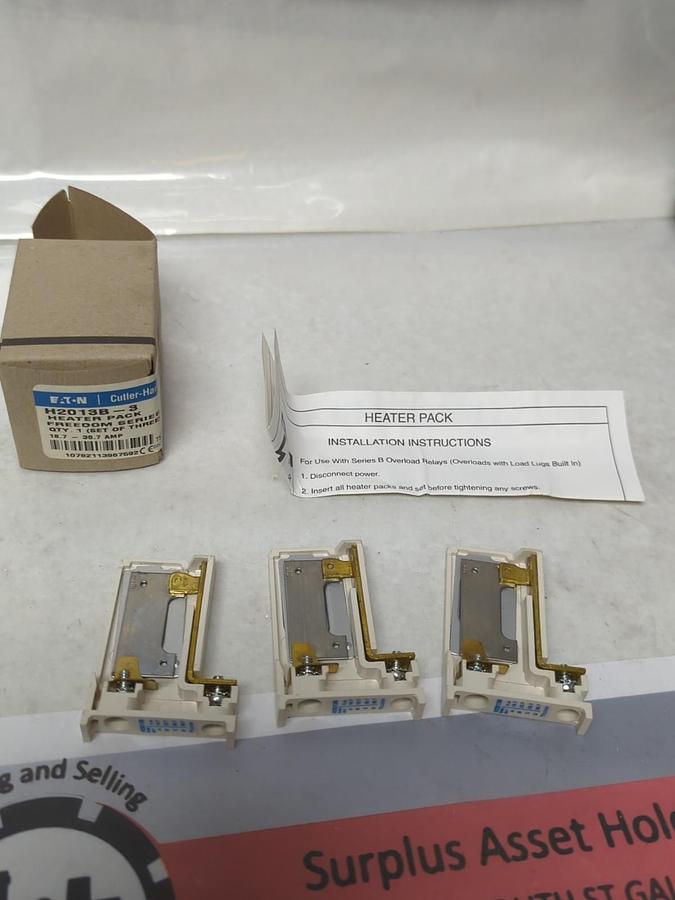 CUTLER-HAMMER,H2013B,FREEDOM SERIES HEATER ELEMENT PACK OF 3 NOS