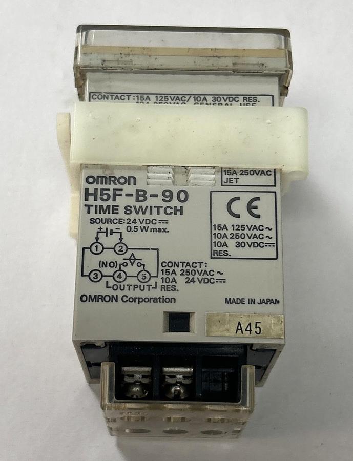Used OMRON,H5F-B-90,TIME SWITCH