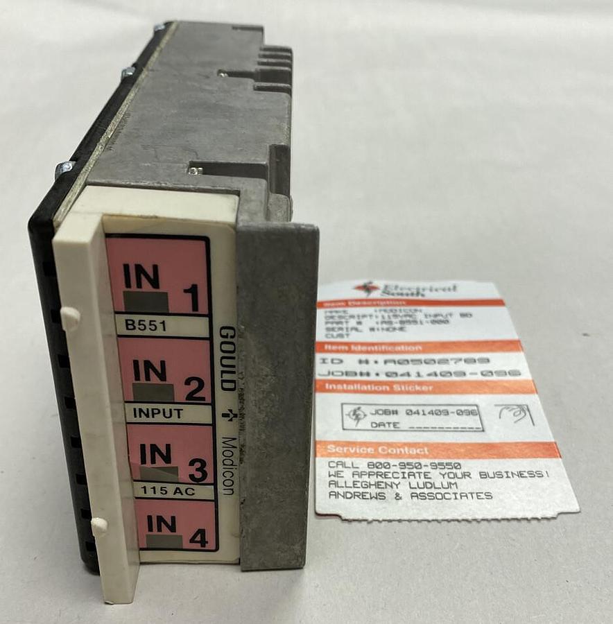 Used Modicon Gould,AS-B551-000,Input Module