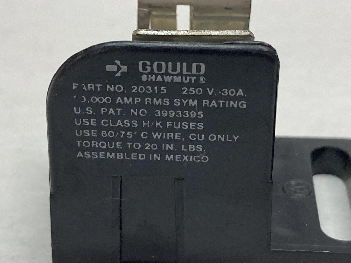 Used Gould,20315,Fuse Holder 250v