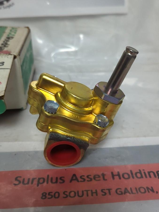 ASCO,8221G005,2-WAY VALVE ONLY MISSING SOLENOID NOS