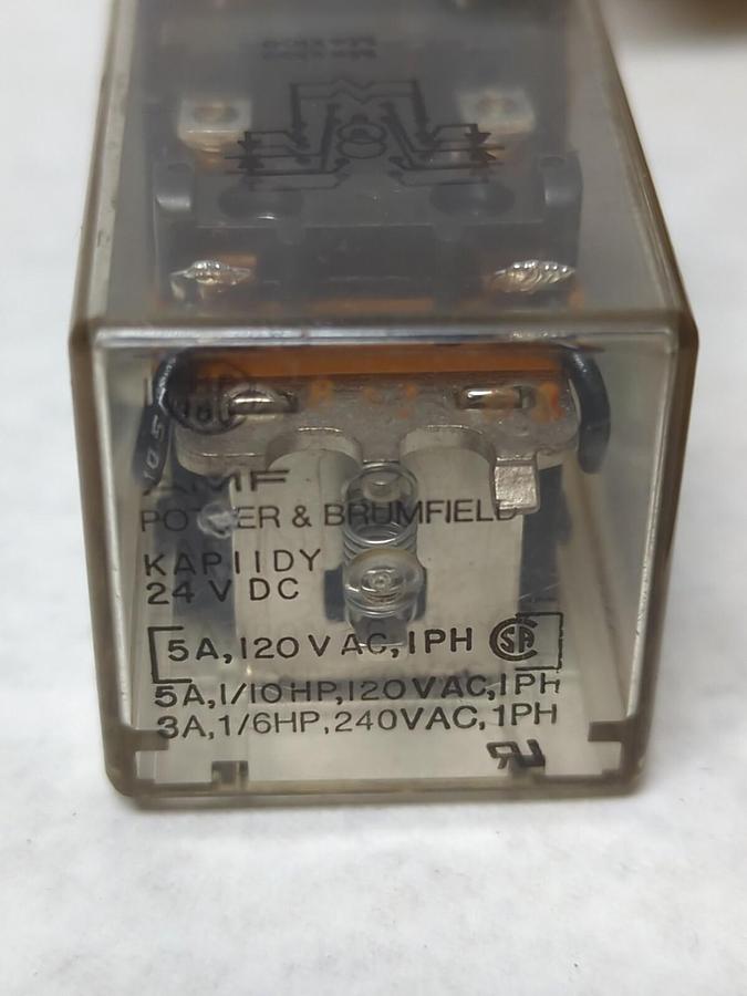 POTTER & BRUMFIELD,KAP11DY-24V,GENERAL PURPOSE RELAY LOT OF 5 NOS