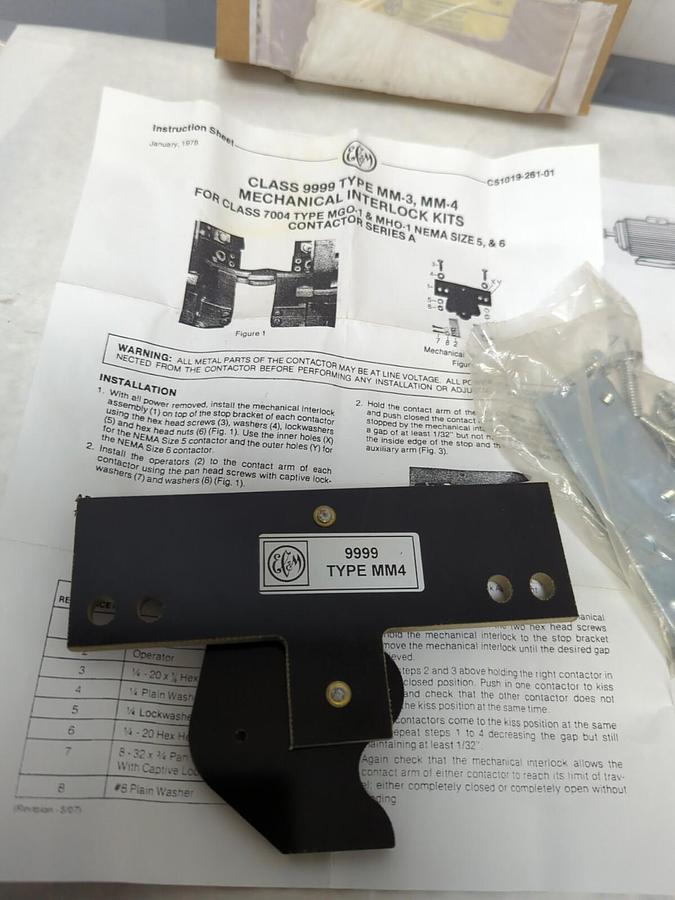 ECM,51020-261-52,TYPE MM4 MECHANICAL INTERLOCK KIT NOS