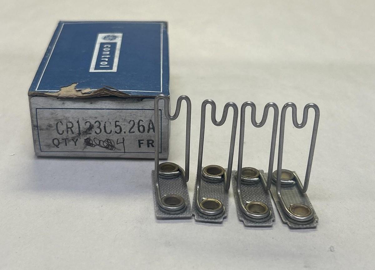 GENERAL ELECTRIC,CR123C5.26A,THERMAL OVERLOAD HEATER ELEMENT LOT OF 4 NOS