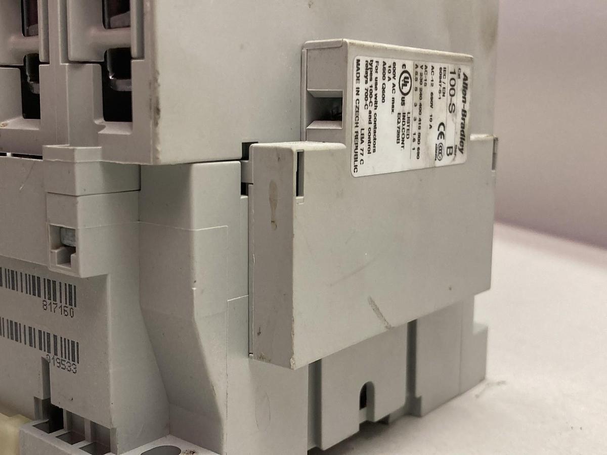 Used Allen-Bradley,100-C72*00,Contactor Ser B 600Vac 90A