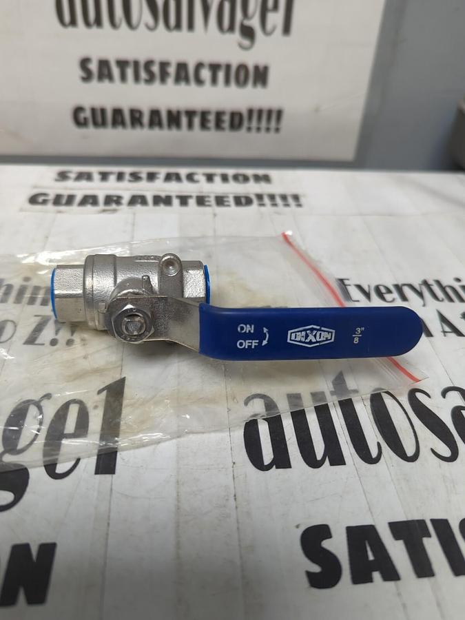 DIXON,1000 WOG 3/8,BALL VALVE 316 NOS