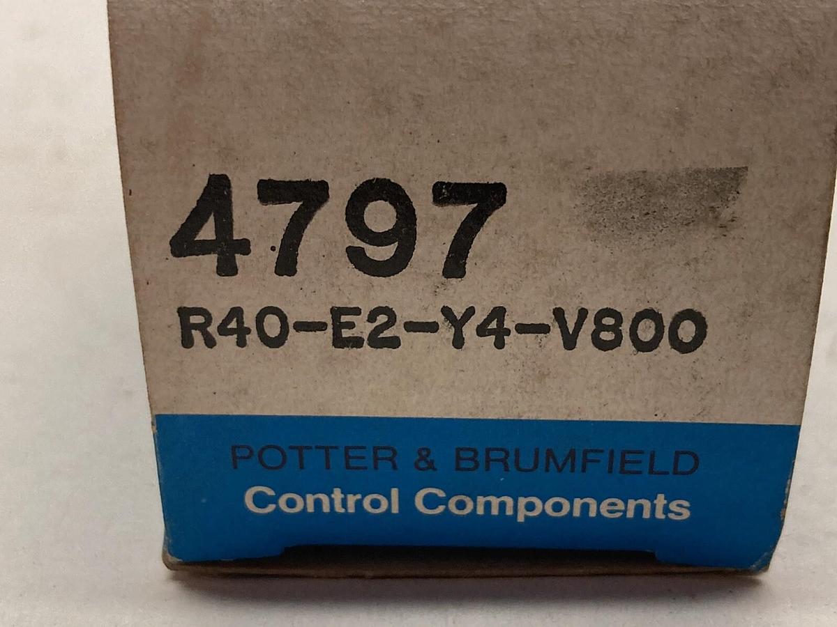 P&B Potter & Brumfield,R40-E2-Y4-V800,Relay 24VDC