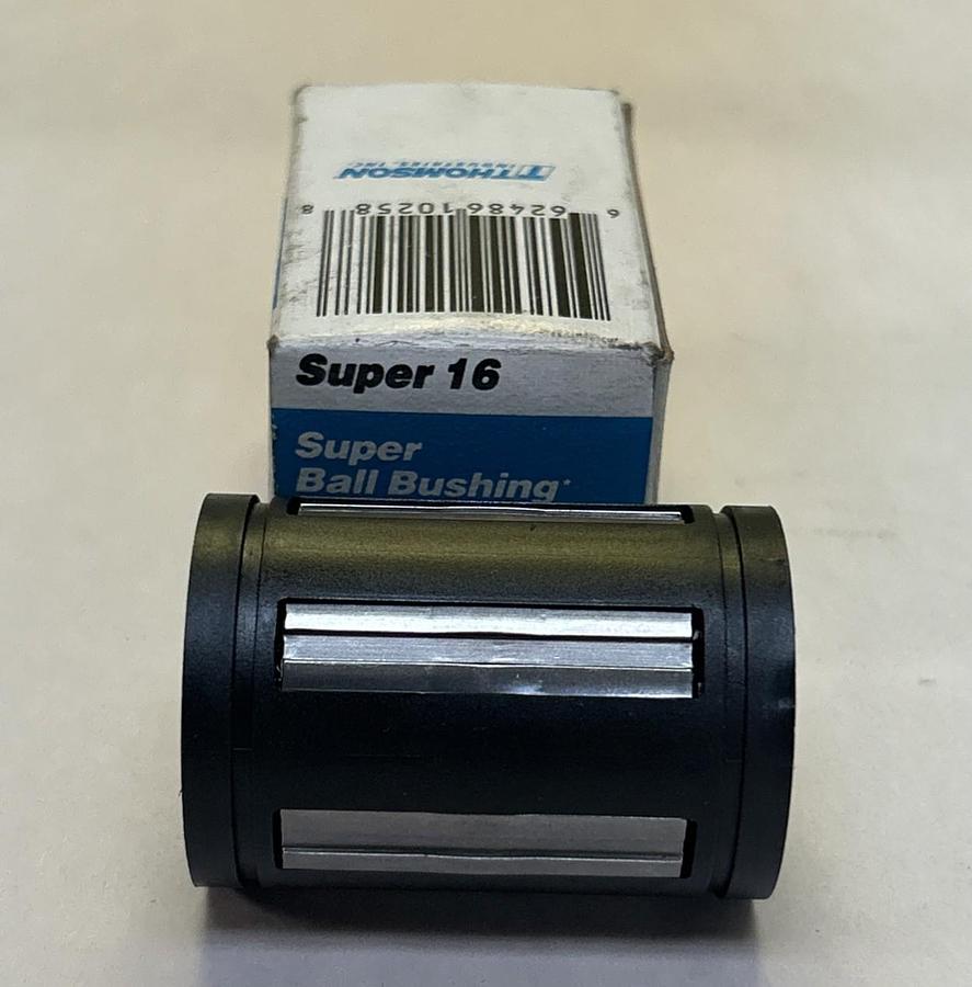 THOMSON INDUSTRIES,SUPER16,LINEAR BEARING BALL BUSHING NOS