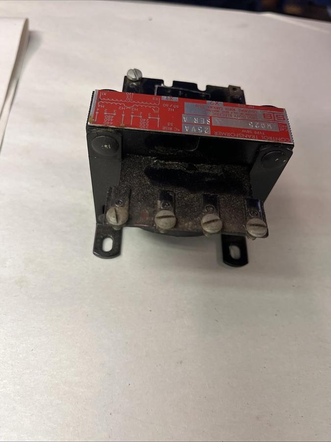 SOLA,W025,CONTROL TRANSFORMER 25VA HV 240/480 LV 120V 1PH