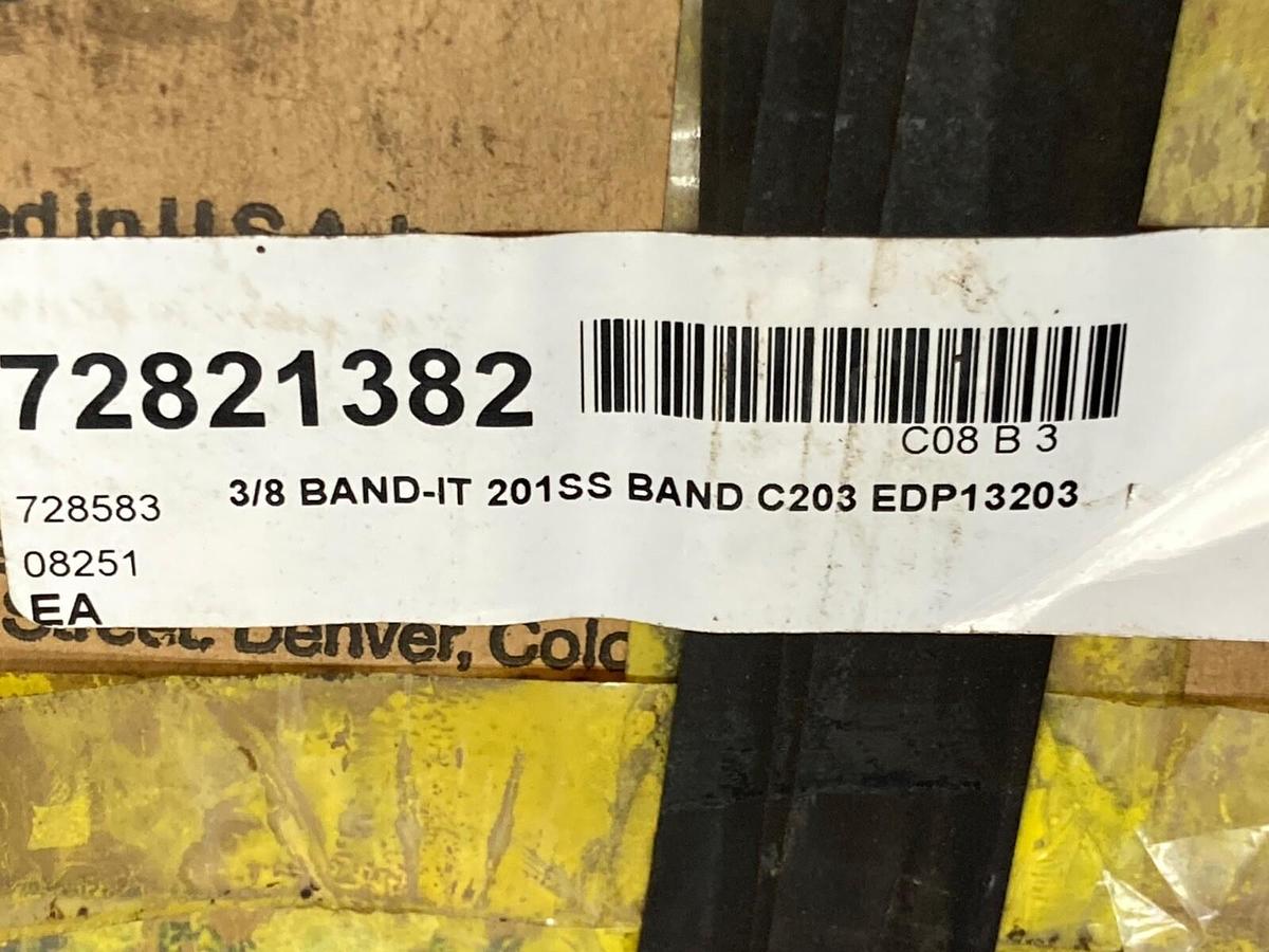 Used Band-It Band,EDP13203,201 Stainless Steel 3/8 Inch