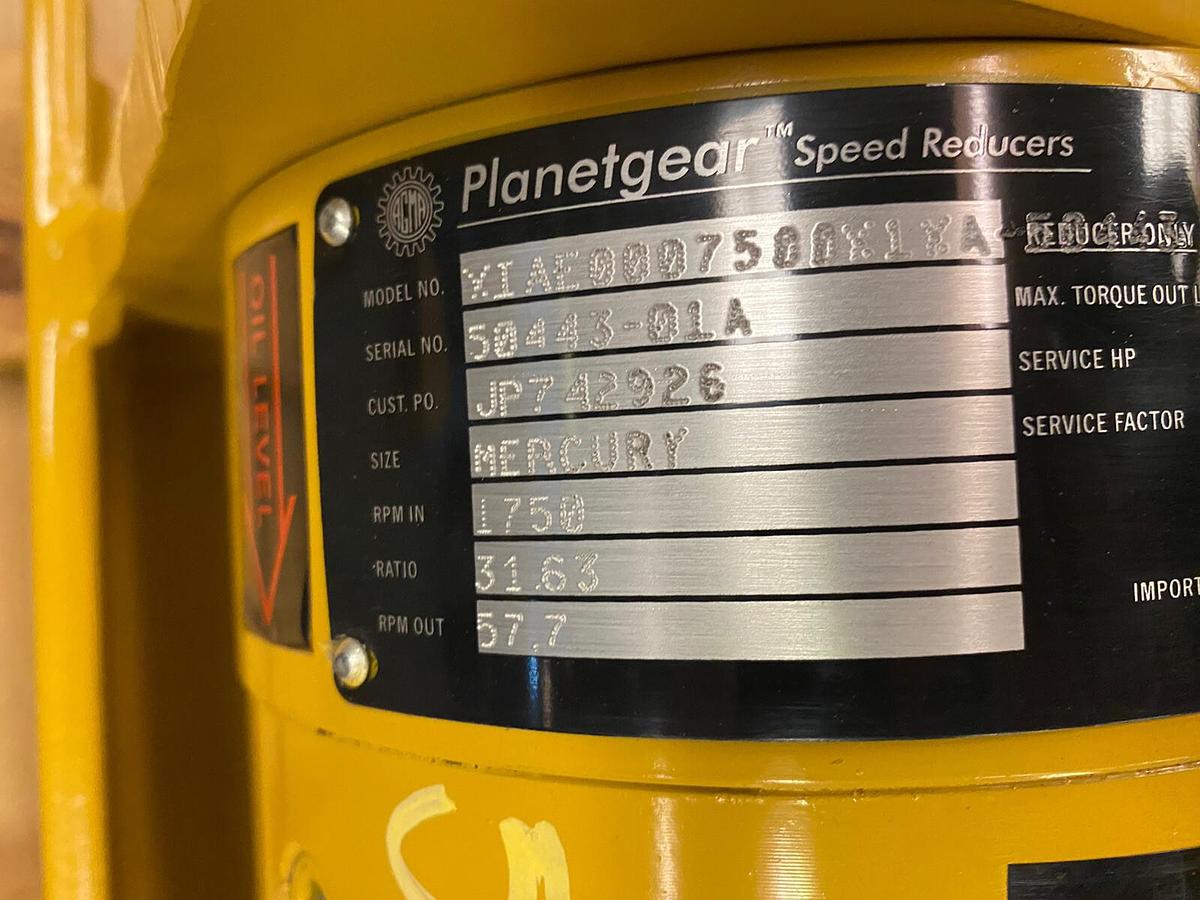 Planetgear,XIAE00077500X1XA, MERCURY SPEED REDUCER RATIO 31.63 6000LB/IN. 5.07HP