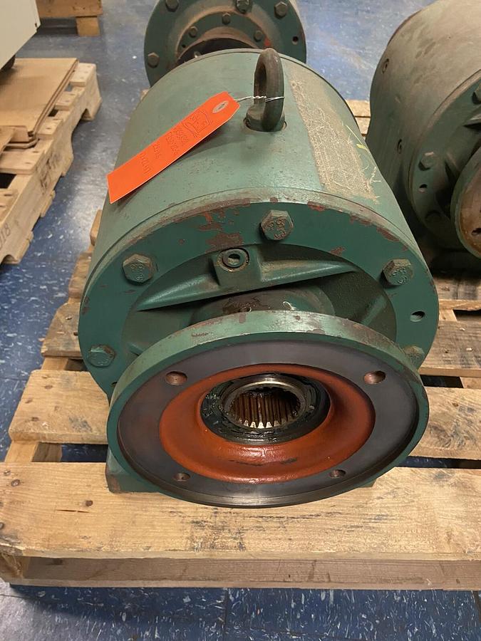 Used Horsburgh & Scott,T-3260-200-G,Speed Reducer Ratio 124:1 CG180-30 3Hp