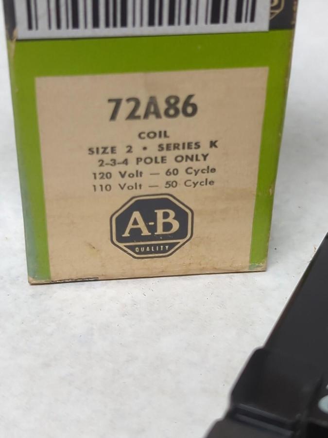 ALLEN-BRADLEY,72A86,COIL SERIES K SIZE 2 NOS