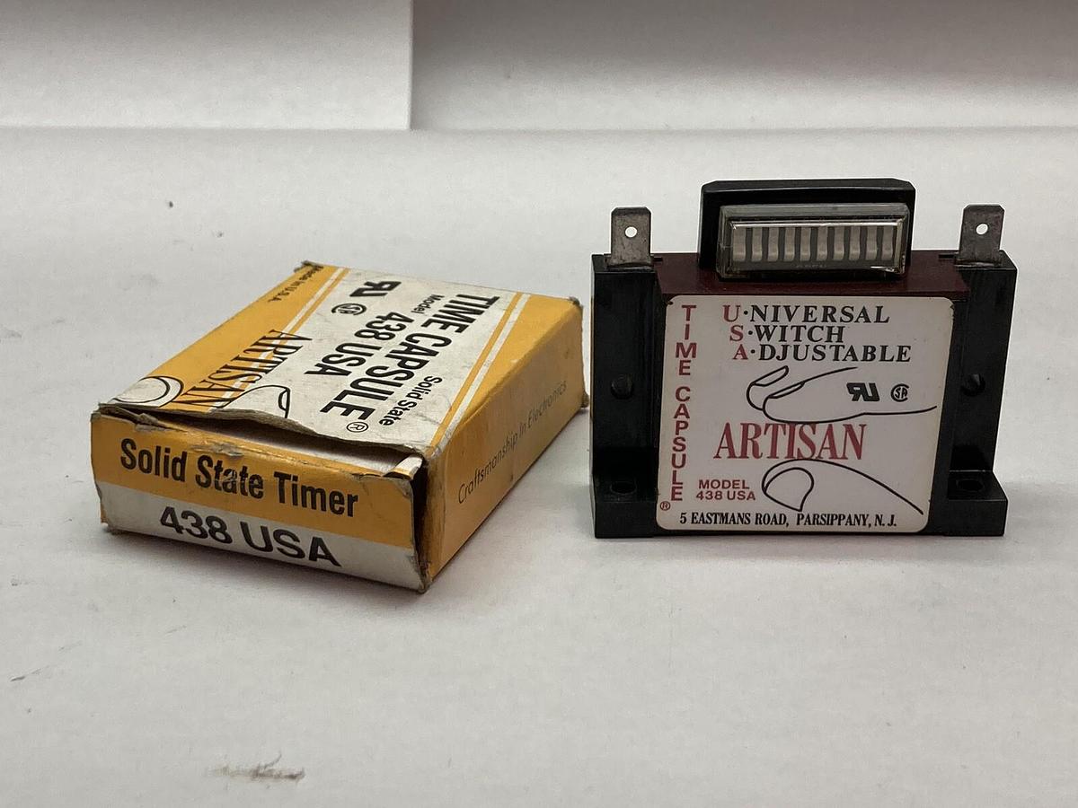 Used Artisan Controls,438 USA,Solid State Interval Timer