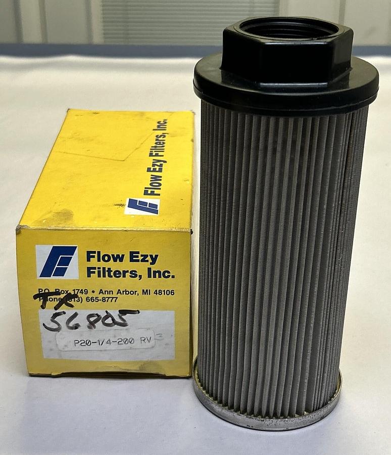 Used FLOW EZY FILTER,P20-1/4-200,NYLON END SUMP STRAINER NEW