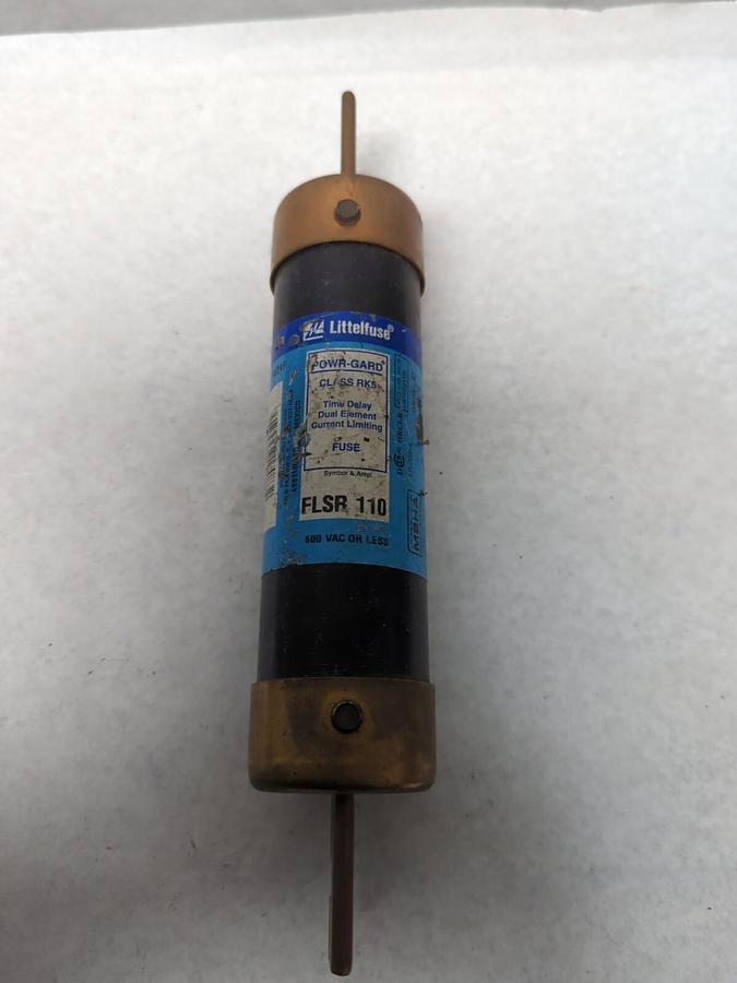 Used LITTELFUSE,FLSR110,POWR-GARD 110 AMP FUSE PRE-OWNED