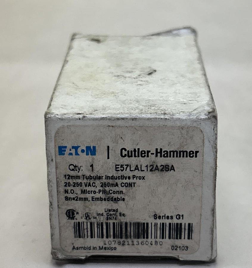 EATON CUTLER-HAMMER,E57LAL12A28A,INDUCTIVE PROXIMITY SENSOR NOS