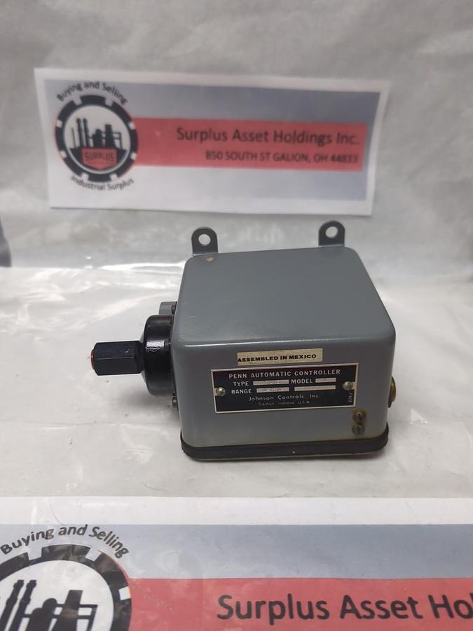 Used JOHNSON CONTROLS,P72CE,MODEL 3 PENN AUTOMATIC CONTROLLER PRE-OWNED