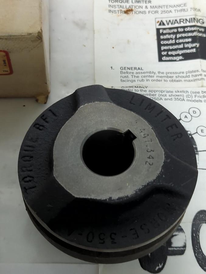 MORSE,465903,350A-1TL TORQ LIMITER NOS