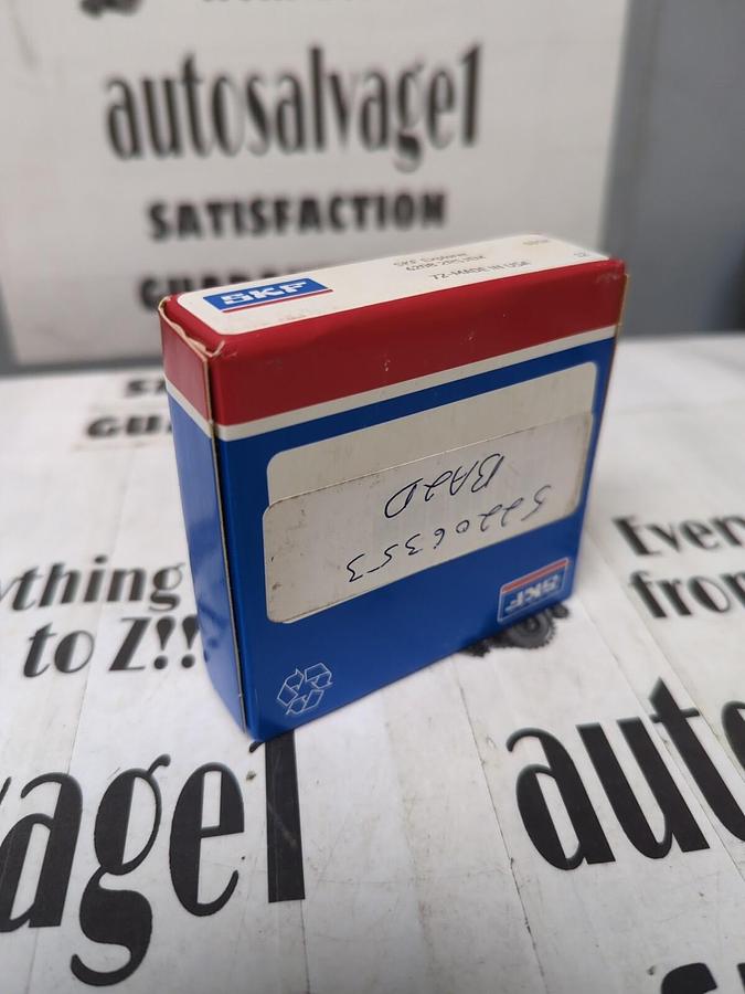 SKF,6208-2RSJEM,DOUBLE SEALED DEEP GROOVE BALL BEARING 40MM BORE NOS