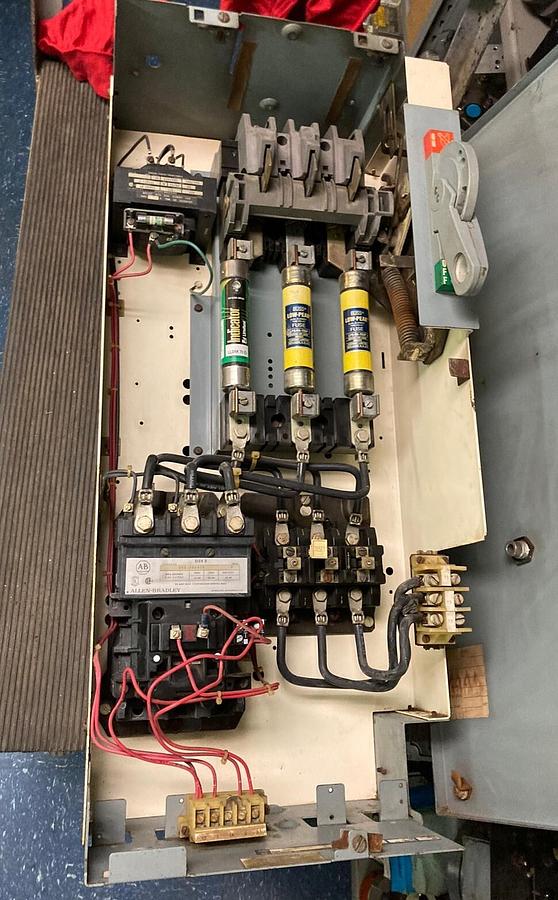 Used Allen-Bradley,2100 2112B,Size 3 MCC 32 INCH Starter Feeder Bucket