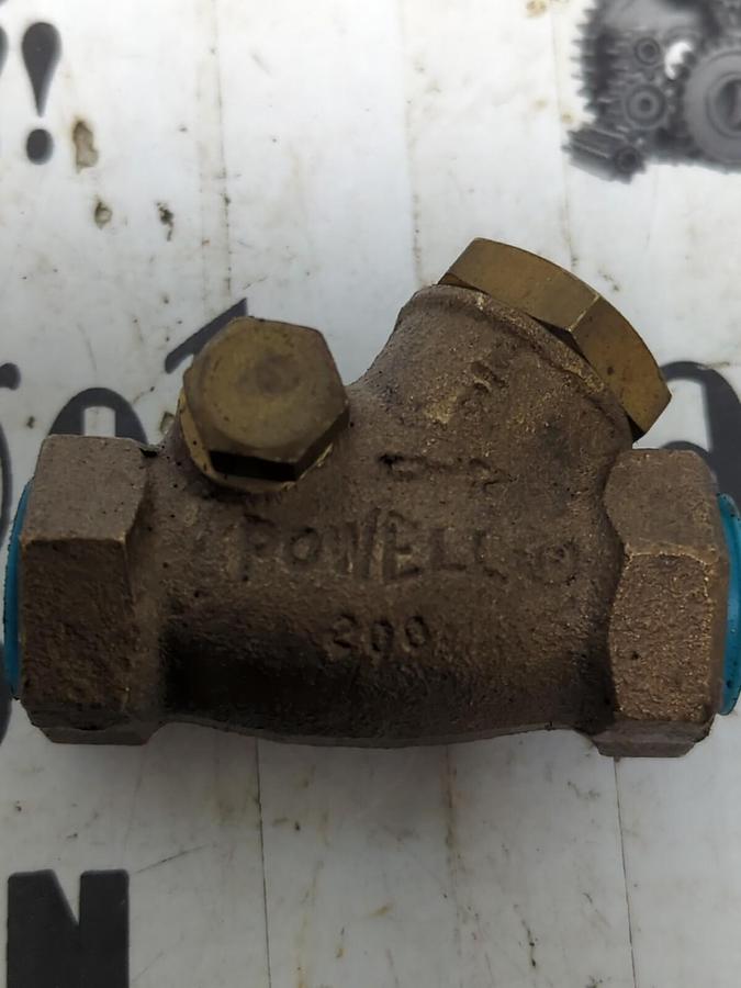 POWELL,200,3/8 INCH SWING CHECK VALVE NOS