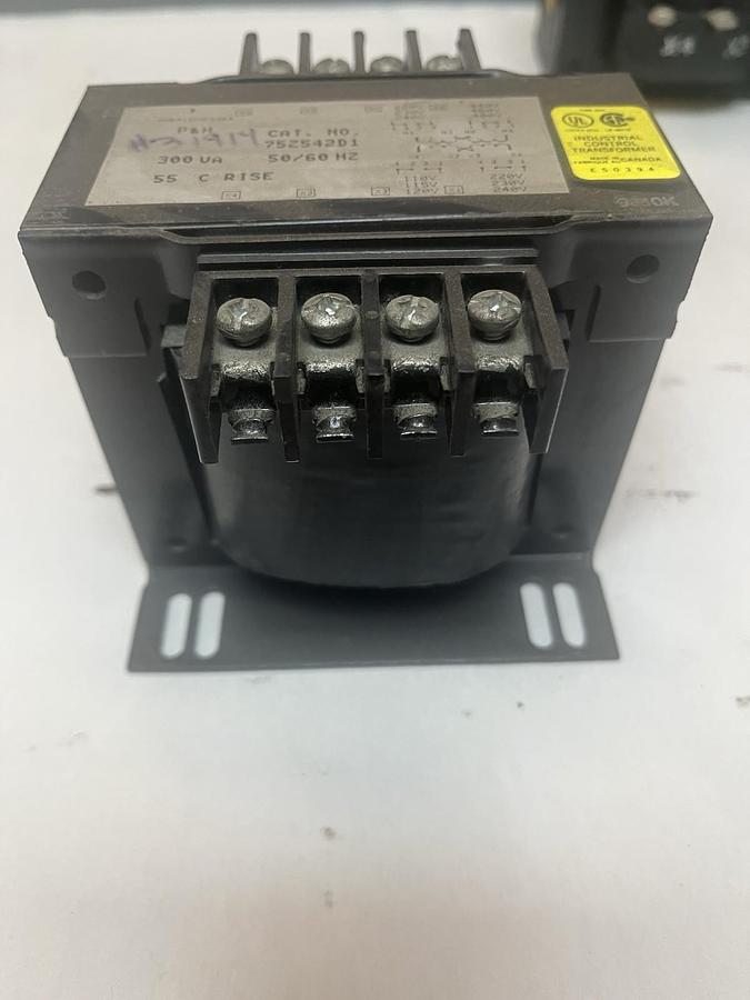 P&H,75Z542-D1,CONTROL TRANSFORMER 1PH 0.300KVA PRI 240/480V SEC 115/230V