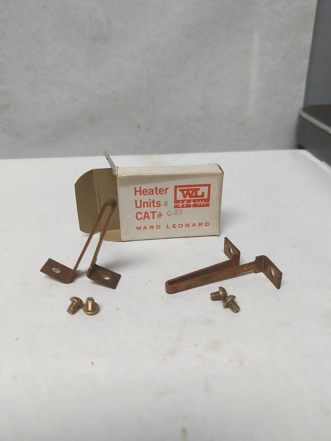 WARD LEONARD,C25,OVERLOAD HEATER ELEMENT LOT OF 2 NOS